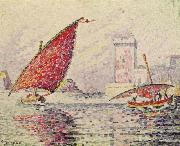 Paul Signac Fort Saint-Jean, Marseilles USA oil painting artist